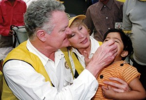 NID- Ron & Vicki Giving Polio Immunization Drops