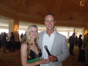 Megan Weisbarth joins her husband, John, at a Taste of the Nation charity function at the Hotel del Coronado.