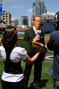 Weisbarth hosted a pre-game show for the San Diego Padres on Cox Cable for 10 years.