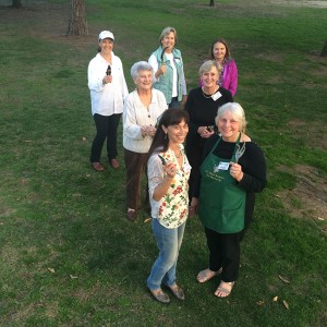 Coronado’s Master Gardeners include (back row, from left) Molly Coumes, Leslie Crawford, Donna Crawley; (second row)  Suzie Heap and Beverly Flather; (front row)Rita Perwich and Carvill Veech.  Not pictured is Master Gardener Marilyn Williams.