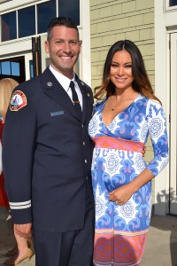 Capt. Jayson Summers, Firefighter of the Year, and wife, Alicia.