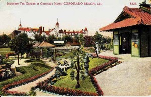 Japanese Tea Garden at Coronado Hotel, Coronado Beach