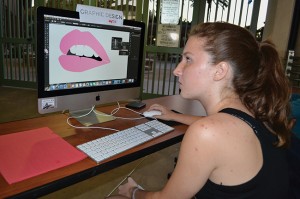 Raychel Pinkston is specializing in graphic design in CoSA’s Digital Arts Conservatory.